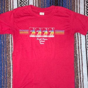 Vintage 80s South Padre Island, Texas Womens Tee Shirt
